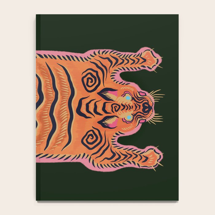 Wild Tiger Rug Notebook Gallery Image 4