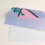 Memphis Pattern 25 - Miami Vice / 80s Retro / Palm Tree Wrapping Paper Gallery Image 2