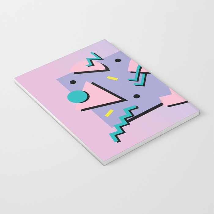 Memphis Pattern 25 - Miami Vice / 80s Retro / Palm Tree Notebook Gallery Image 3