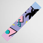 Memphis Pattern 25 - Miami Vice / 80s Retro / Palm Tree Table Runner Gallery Image 3