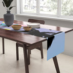 Memphis Pattern 25 - Miami Vice / 80s Retro / Palm Tree Table Runner Gallery Image 2