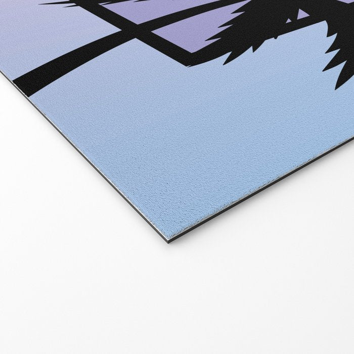 Memphis Pattern 25 - Miami Vice / 80s Retro / Palm Tree Welcome Mat Gallery Image 2