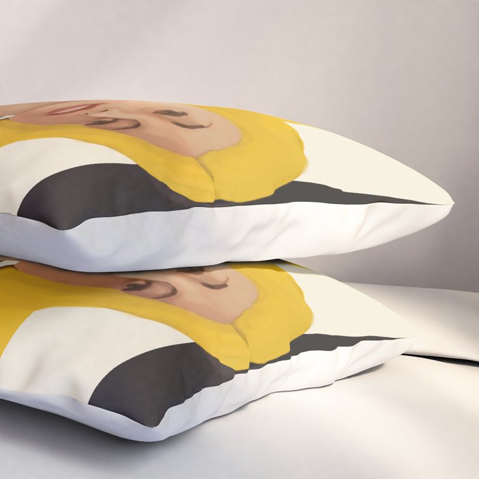 Yellow Noise Pillow Sham Gallery Image 3