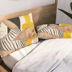 Yellow Noise Pillow Sham Gallery Image 2
