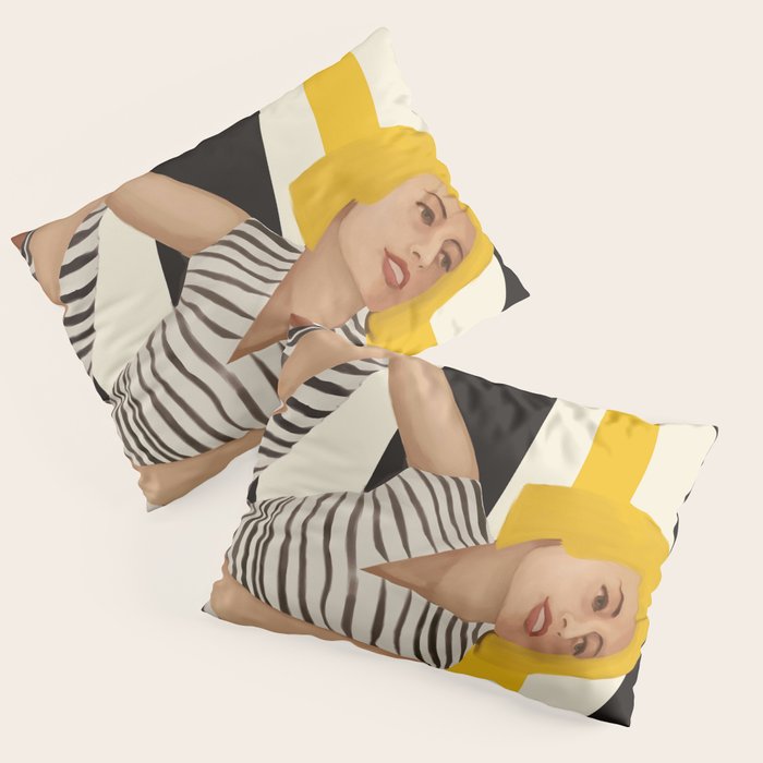 Yellow Noise Pillow Sham Gallery Image 3