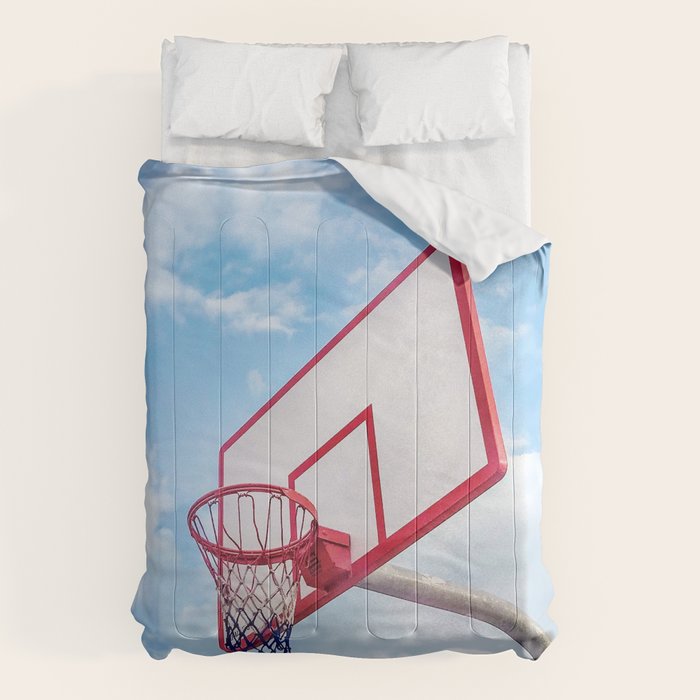 Basketball Court | Venice Beach, Los Angeles, California Comforter Gallery Image 6