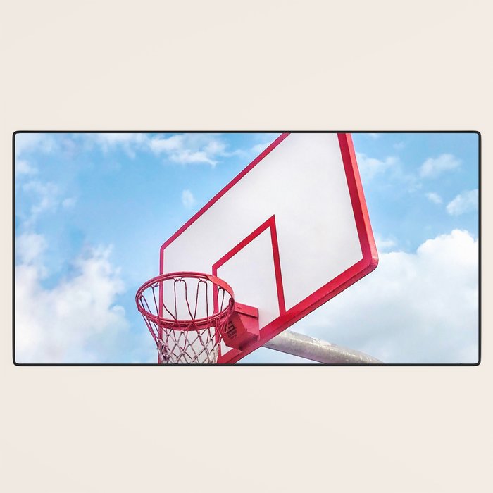 Basketball Court | Venice Beach, Los Angeles, California Desk Mat Gallery Image 3