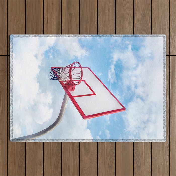 Basketball Court | Venice Beach, Los Angeles, California Outdoor Rug Gallery Image 1