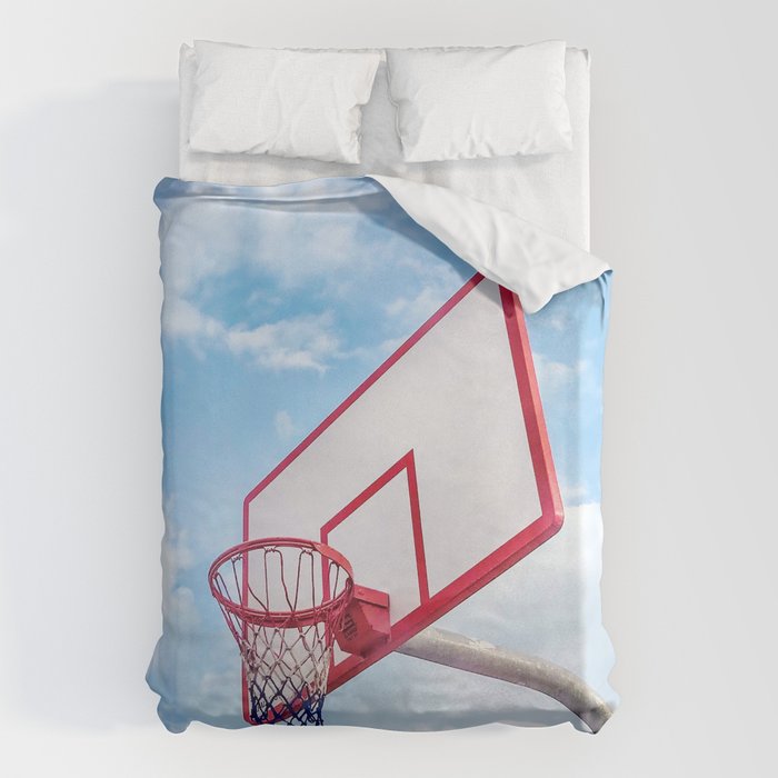 Basketball Court | Venice Beach, Los Angeles, California Duvet Cover Gallery Image 6