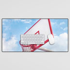 Basketball Court | Venice Beach, Los Angeles, California Desk Mat Gallery Image 1