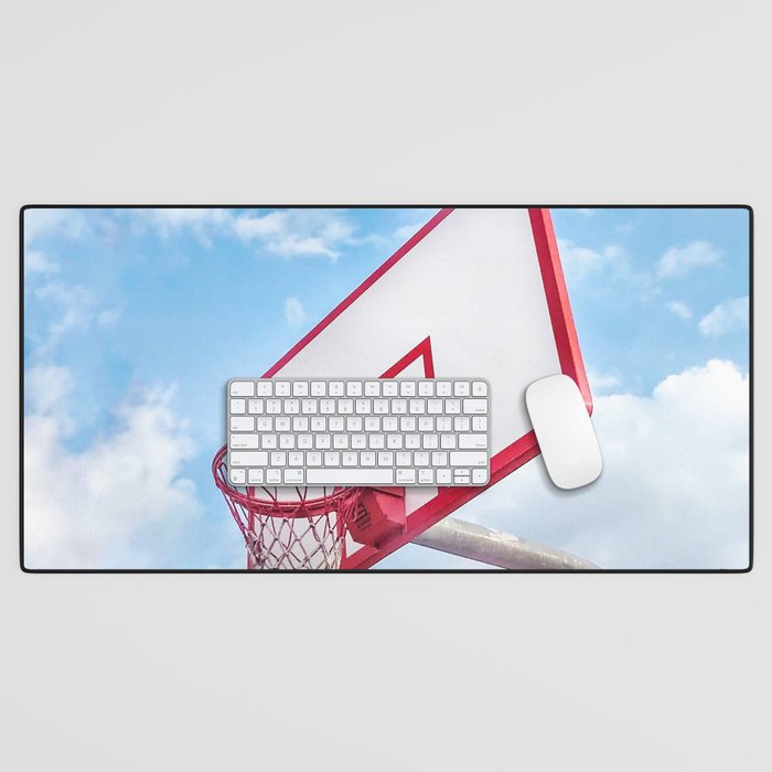 Basketball Court | Venice Beach, Los Angeles, California Desk Mat Gallery Image 1