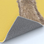 Fashion Hipster Ostrich in Yellow Rug Gallery Image 4