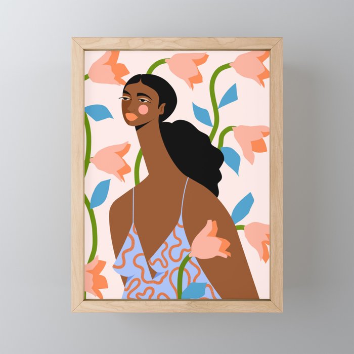 Abstract Dress Mini Art Print Gallery Image 1