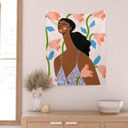 Abstract Dress Wall Tapestry Gallery Image 2