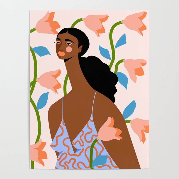 Abstract Dress Poster Gallery Image 1