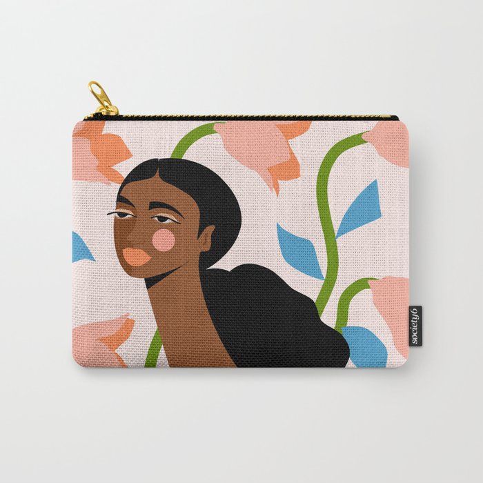 Abstract Dress Carry All Pouch Gallery Image 1