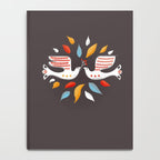 Retro christmas birds illustration Notebook Gallery Image 4