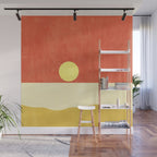 LANDSHAPES / Beach - Sunset Wall Mural Gallery Image 1