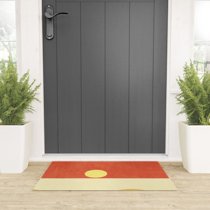 LANDSHAPES / Beach - Sunset Welcome Mat Gallery Image 3