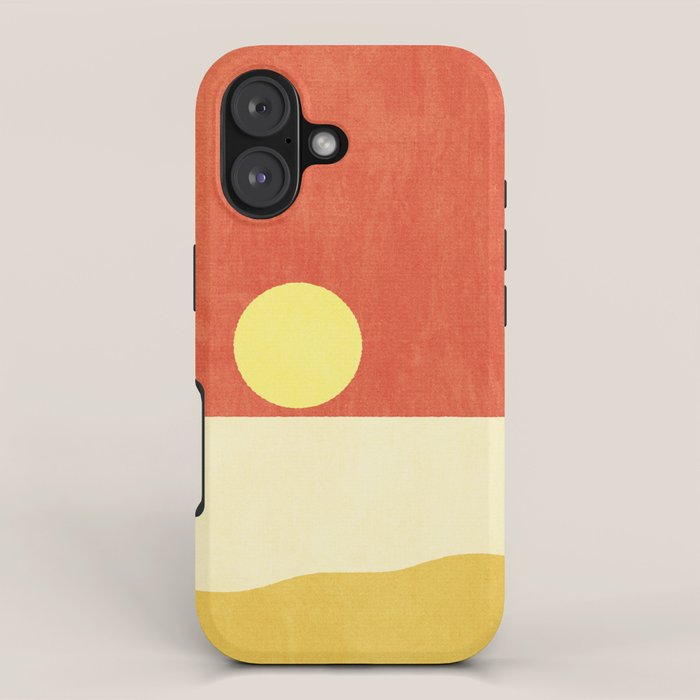 LANDSHAPES / Beach - Sunset iPhone Case Gallery Image 1