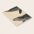 Modern Minimalist Abstract Whales 1 Notebook Gallery Image 3