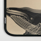 Modern Minimalist Abstract Whales 1 Laptop Sleeve Gallery Image 3