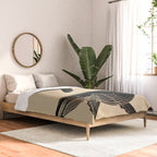 Modern Minimalist Abstract Whales 1 Comforter Gallery Image 2