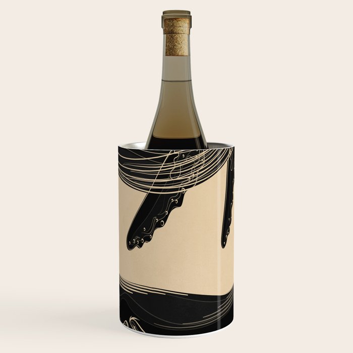 Modern Minimalist Abstract Whales 1 Wine Chiller Gallery Image 1