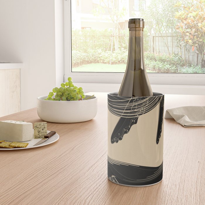 Modern Minimalist Abstract Whales 1 Wine Chiller Gallery Image 4