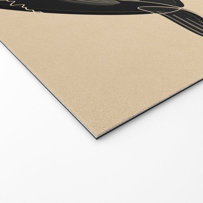 Modern Minimalist Abstract Whales 1 Welcome Mat Gallery Image 2