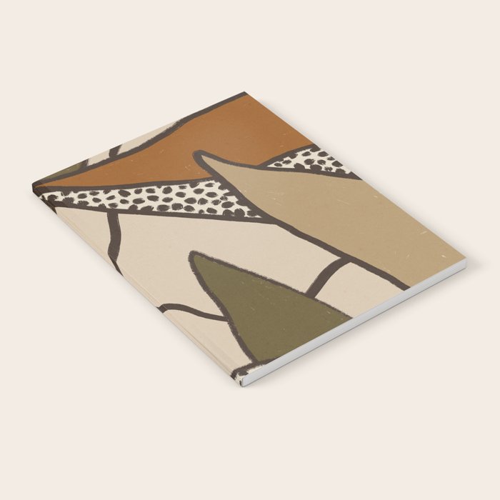 Patterned Tropical Leaves #2 Notebook Gallery Image 1