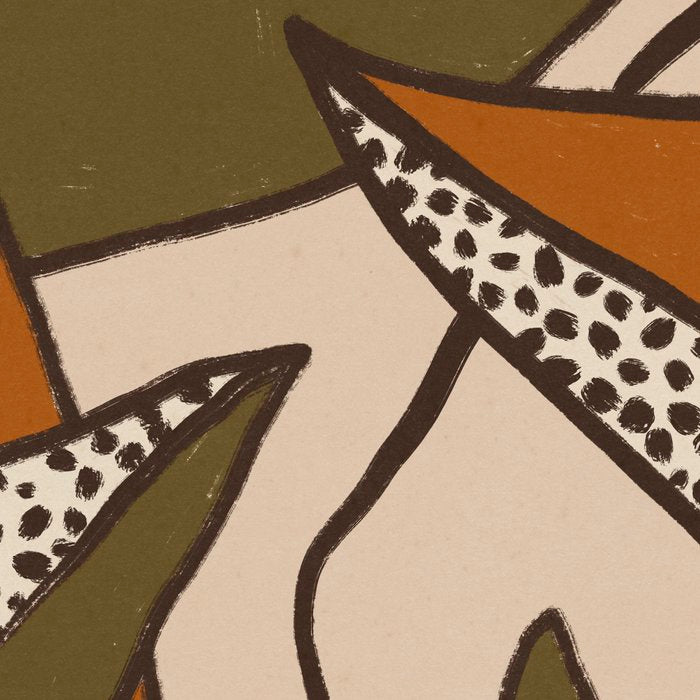 Patterned Tropical Leaves #2 Coffee Mug Gallery Image 2