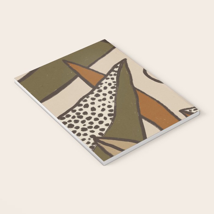 Patterned Tropical Leaves #2 Notebook Gallery Image 3