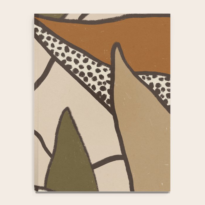 Patterned Tropical Leaves #2 Notebook Gallery Image 4