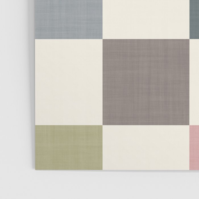 Retro Country Earthy Chequered board Poster Gallery Image 3
