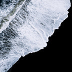 Waves crashing on a black sand beach - Minimal Landscape Photography Coffee Mug Gallery Image 2