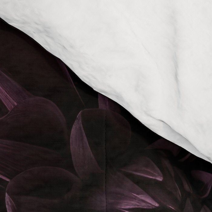 Dark Pink Moody Dahlias And Peonies Comforter Gallery Image 4