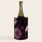 Dark Pink Moody Dahlias And Peonies Wine Chiller Gallery Image 1
