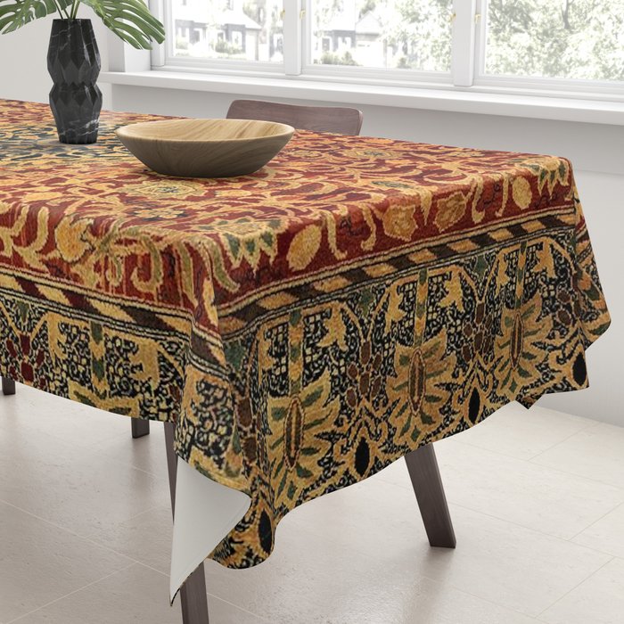 William Morris Vintage Persian Pattern 1887 Tablecloth Gallery Image 3
