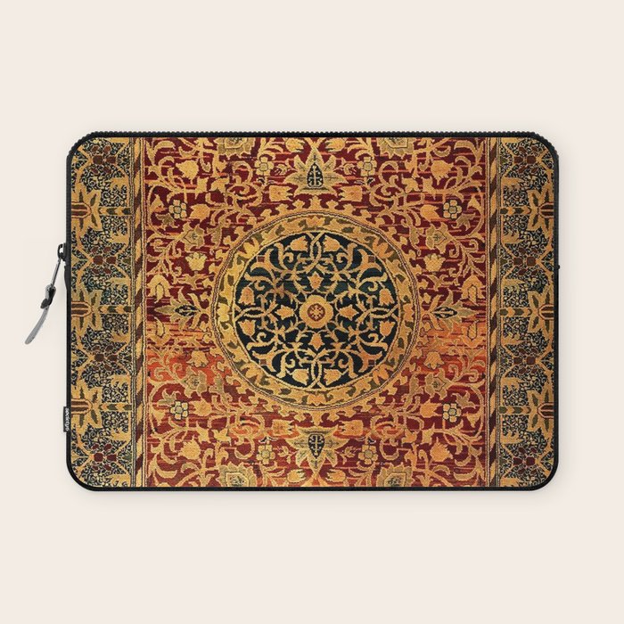 William Morris Vintage Persian Pattern 1887 Laptop Sleeve Gallery Image 1
