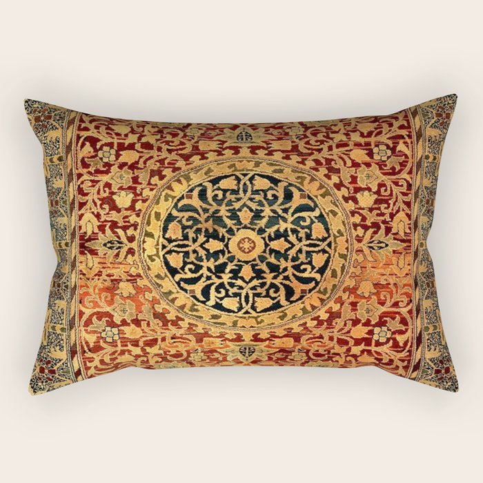 William Morris Vintage Persian Pattern 1887 Rectangular Pillow Gallery Image 1