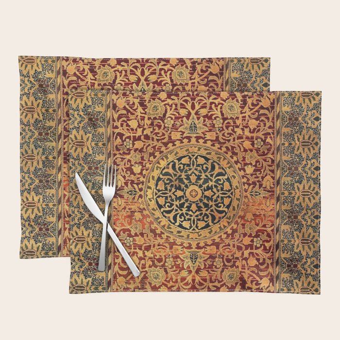 William Morris Vintage Persian Pattern 1887 Placemat Gallery Image 1