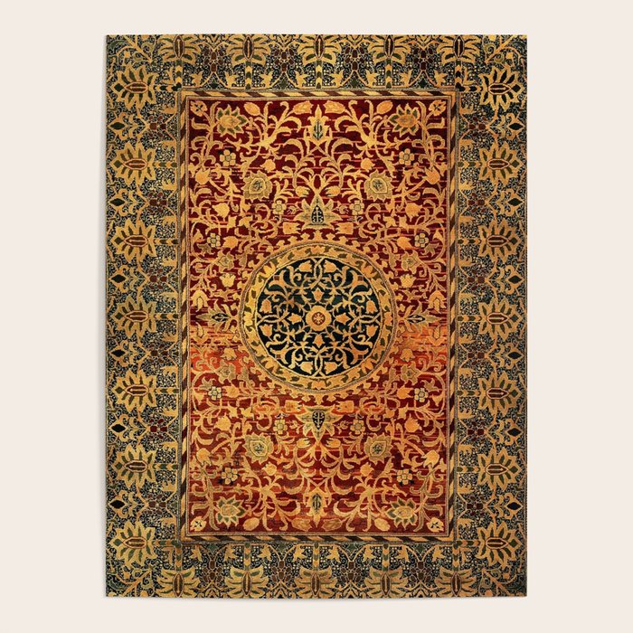 William Morris Vintage Persian Pattern 1887 Poster Gallery Image 4