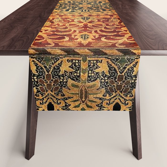 William Morris Vintage Persian Pattern 1887 Table Runner Gallery Image 1