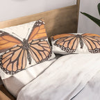 Monarch Butterfly (Danaus Plexippus) Pillow Sham Gallery Image 2