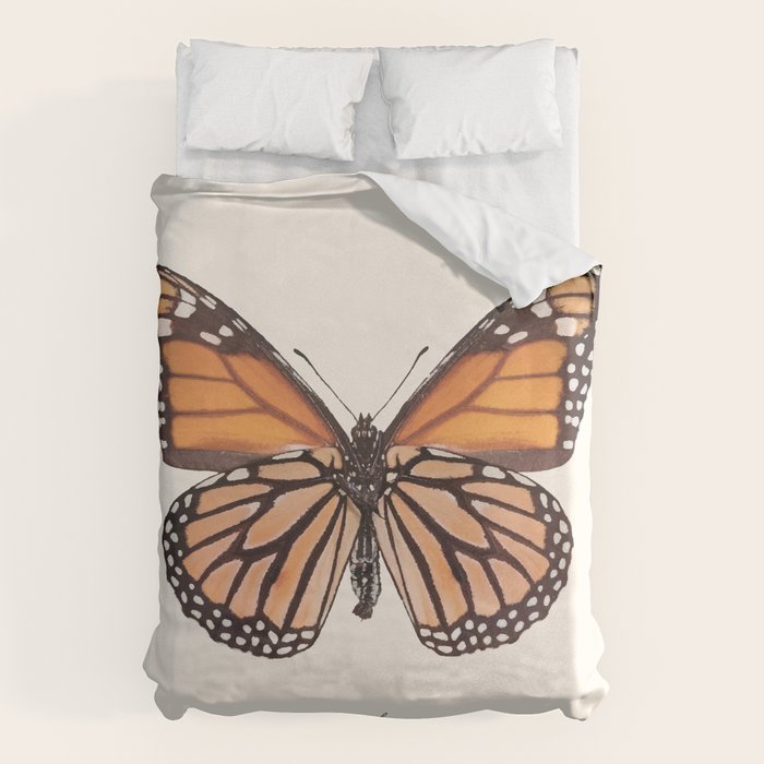 Monarch Butterfly (Danaus Plexippus) Duvet Cover Gallery Image 6