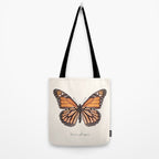 Monarch Butterfly (Danaus Plexippus) Tote Bag Gallery Image 2
