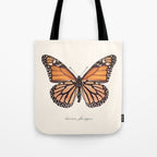 Monarch Butterfly (Danaus Plexippus) Tote Bag Gallery Image 1