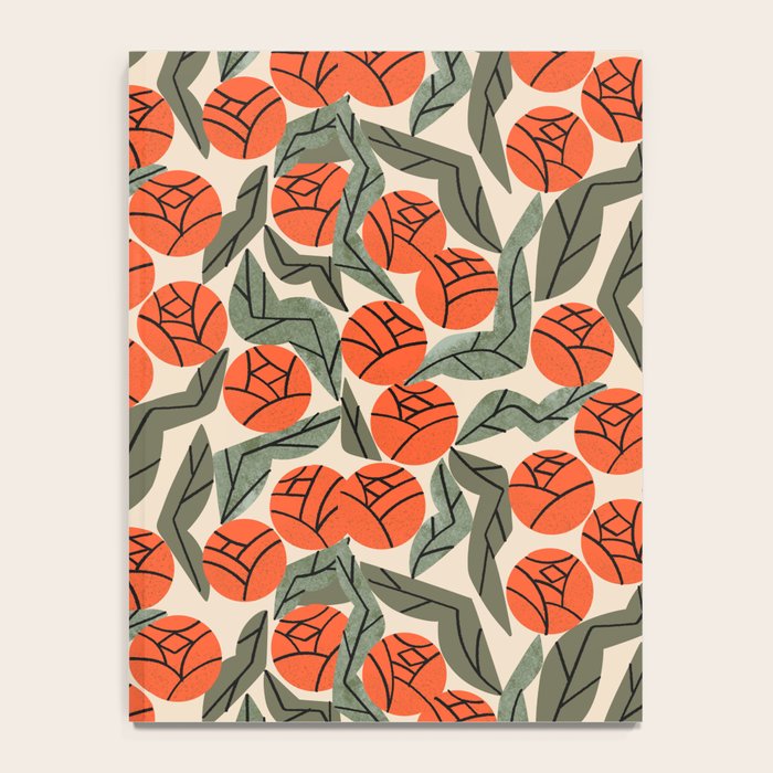 Hot Orange Blooms Notebook Gallery Image 4