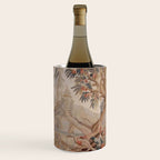 Antique 19th Century French Chinoiserie Verdure Pagoda Tapestry Wine Chiller Gallery Image 3